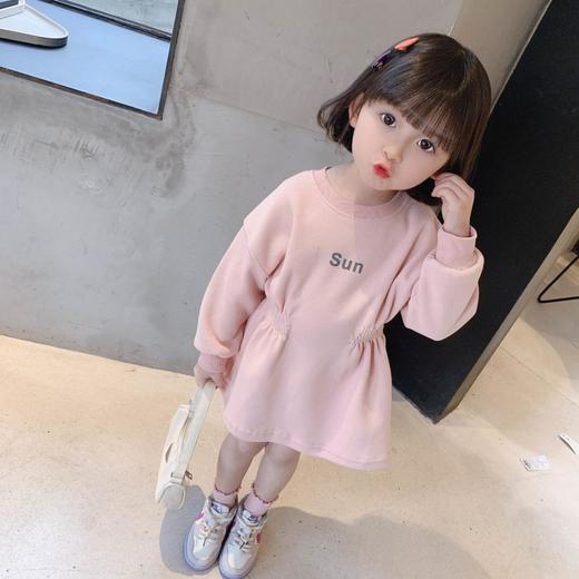 【女童卫衣裙，优雅洋气！】女童卫衣裙中长款秋装休闲女宝宝假两件连衣裙洋气小女孩长袖上衣保暖舒适，让宝贝在秋季也能保持时尚与舒适并存lmsh 商品图2