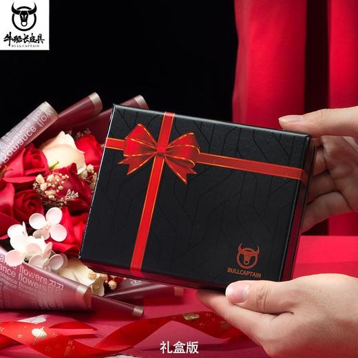 牛船长头层牛皮拉链钱包横款真皮驾驶证多卡位加厚相册防盗刷钱夹 商品图1