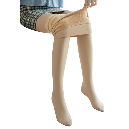 秋冬季【光腿神器】美腿肤色打底袜  仿锦纶连脚裤袜  加绒加厚 商品图4