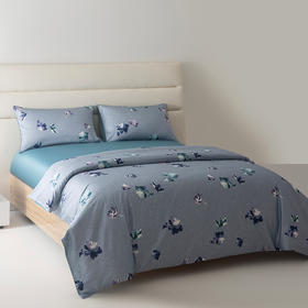 HBGD051 PEONIES灿野牡丹贡缎印花四件套