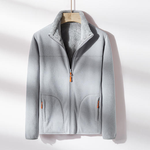 摇粒绒【情侣双面穿抓绒衣】秋冬季加厚开衫卫衣  冲锋衣内胆可外穿  正反两穿 商品图10