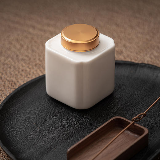 白色方罐【单瓷 • 50g】30元 一个/满20个包邮 商品图2