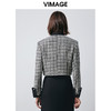 VIMAGE纬漫纪冬季新款气质高级感显瘦短外套V2003619 商品缩略图4