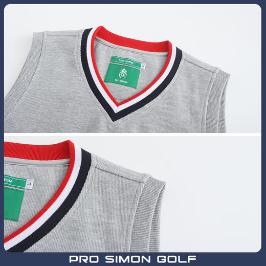 BMW-108A( PROSIMON高尔夫秋冬男款V领针织马甲背心) 商品图2