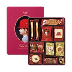 红帽子巧克力什锦饼干紫罗兰色礼盒117g/盒