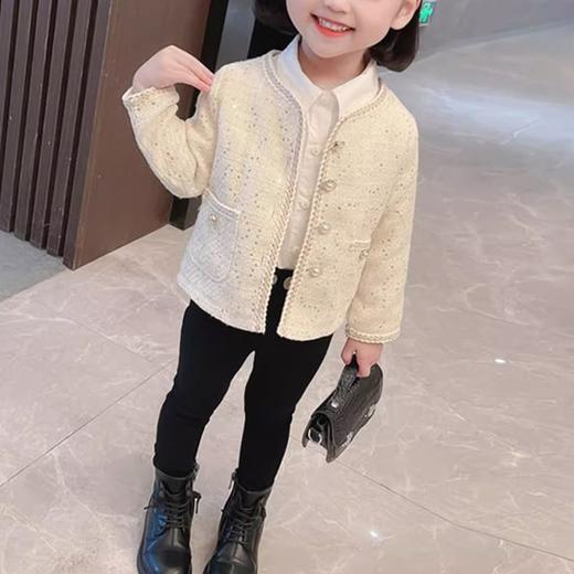 裁缝学苑TX21女童外套纸样儿童小香风开衫圆领新款上衣童装样板图 商品图1