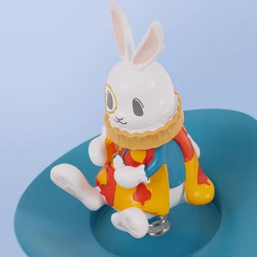 大英博物馆爱丽丝漫游奇境系列 怀表兔车载摇头小摆件 商品图1