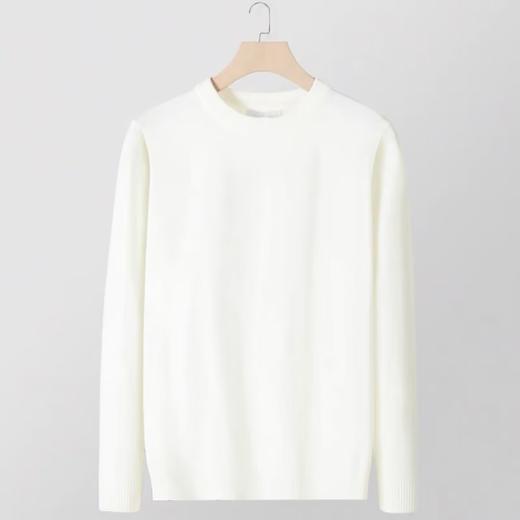 【高品质针织衫，畅销长袖线衫上衣！】毛衣男圆领打底衫男士商务打底男款长袖线衫上衣西装内搭针织衫成为成熟男士们追求时尚品味的精选。lm 商品图1