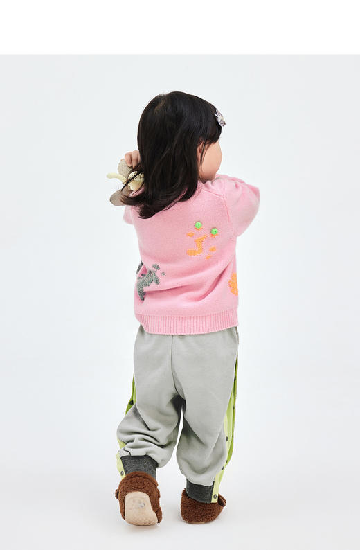 jnby  23年冬款 短款开襟毛衫 YN0310120 商品图5