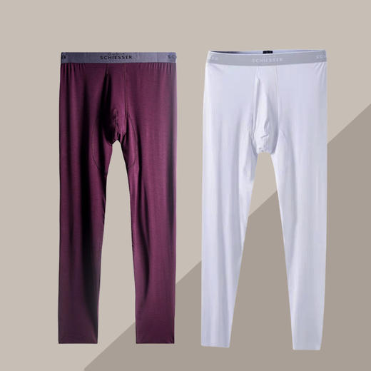 【无痕雅卡丝】SCHIESSER德国舒雅高端铂雅系列天然超细莫代尔随形裁保暖单件210g 95/22074Q 95/22075Y/5226Y 商品图1