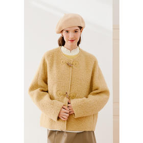 【严选】诗凡黎冬圆领宽松H廓型套头衫7EA133201