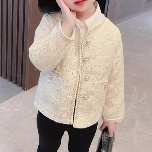 裁缝学苑TX21女童外套纸样儿童小香风开衫圆领新款上衣童装样板图 商品图2
