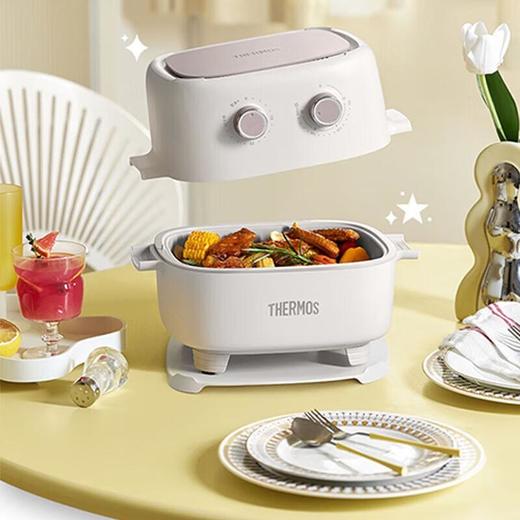 膳魔师空气炸锅小火锅炖煮多功能锅EHA-5734A 商品图3