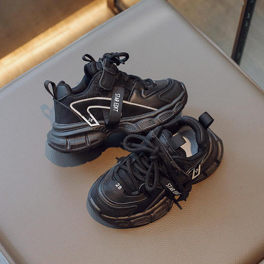 【新款童鞋，酷帅潮流必备】运动鞋春秋新款中大童网面透气鞋儿童休闲老爹鞋时尚潮鞋无论是运动还是休闲，都无往不利！lm 商品图4