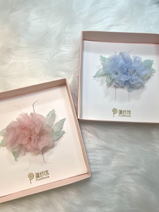 pureshare蓬纱馆 中秋发饰芍药花发夹 商品图1