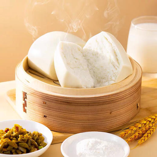合口味馒头24个（牛奶/刀切/燕麦） 商品图0