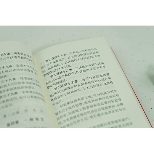 中华人民共和国民法典（便携版）（64开口袋本随身装）  2023年新书  团购咨询：010-83938384 商品图3