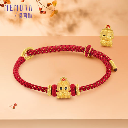 【积分抵值】守护秋愿八大佛足金佛头转运珠黄金守护系列MEMORA诗普琳HPE18801（线上专供） 商品图3