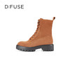 Dfuse迪芙斯冬季新款圆头简约厚底户外马丁靴短靴DF34116208 商品缩略图1
