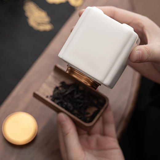 白色方罐【单瓷 • 50g】30元 一个/满20个包邮 商品图6