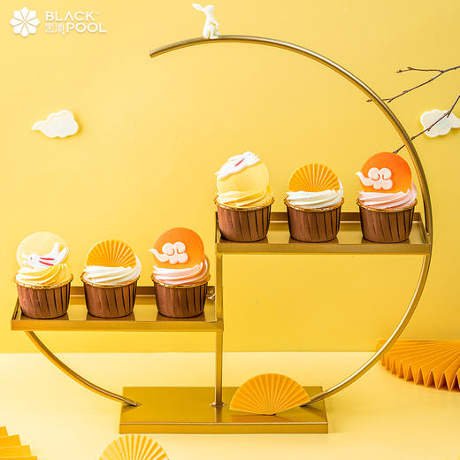 （兑换专用）【中秋·逐月纸杯蛋糕】此时相望不相闻， 愿逐月华流照君 商品图1