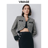 VIMAGE纬漫纪冬季新款气质高级感显瘦短外套V2003619 商品缩略图2