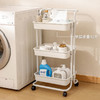 小推车置物架家用落地零食推车卫生间卧室客厅可移动收纳架懒角落同款 商品缩略图2