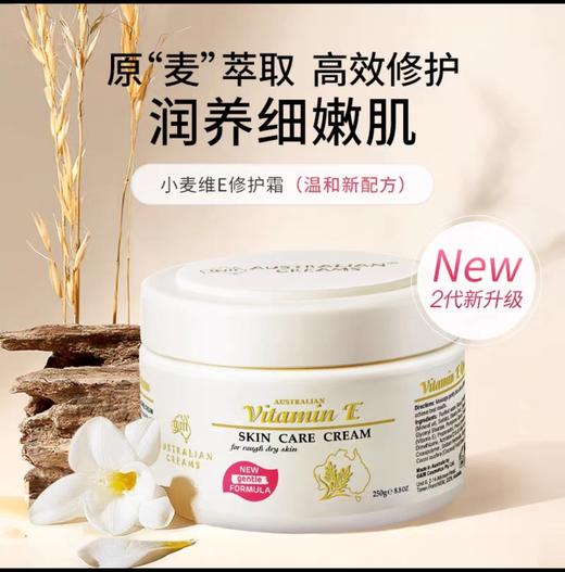 澳芝曼/GM澳洲进口绵羊油维E滋润霜250g面霜补水保湿滋润维e霜 商品图0