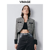 VIMAGE纬漫纪冬季新款气质高级感显瘦短外套V2003619 商品缩略图0