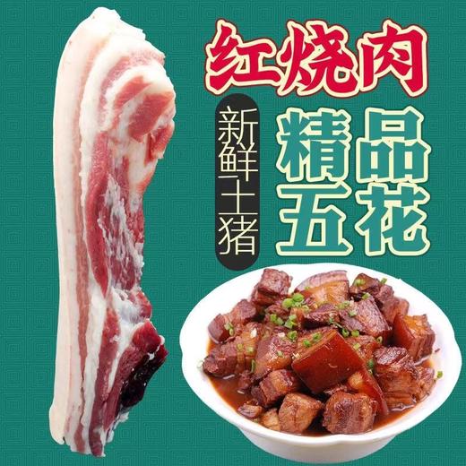临泉农家散养黑猪土猪肉现杀儿时土猪肉 商品图7
