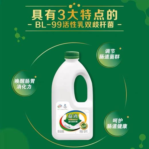伊利益消益生菌优酪风味发酵乳1.05kg/瓶 商品图1