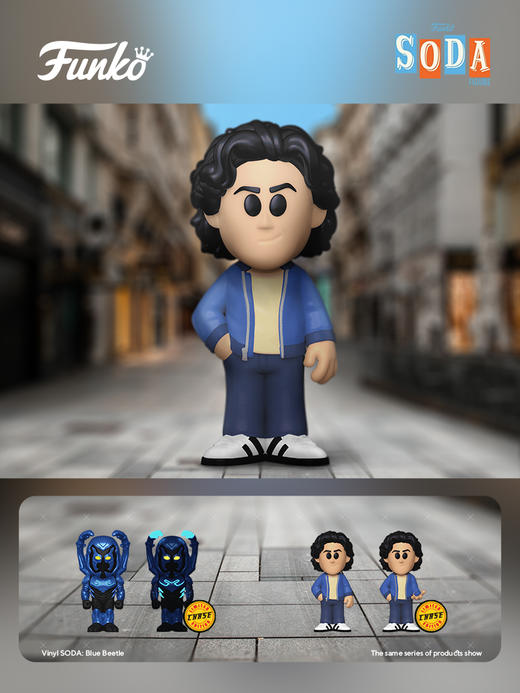 Funko SODA Blue Beetle DC英雄蓝甲虫海梅雷耶斯苏打罐随机隐藏款手办 73444 商品图1