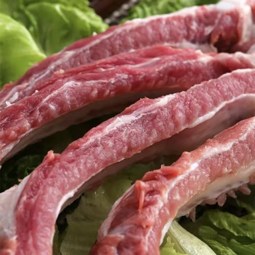 临泉农家散养猪排骨黑猪土猪肉满肉排骨 商品图2