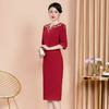 WX-88322中长款日常旗袍 商品缩略图2