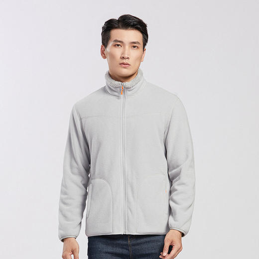 摇粒绒【情侣双面穿抓绒衣】秋冬季加厚开衫卫衣  冲锋衣内胆可外穿  正反两穿 商品图4