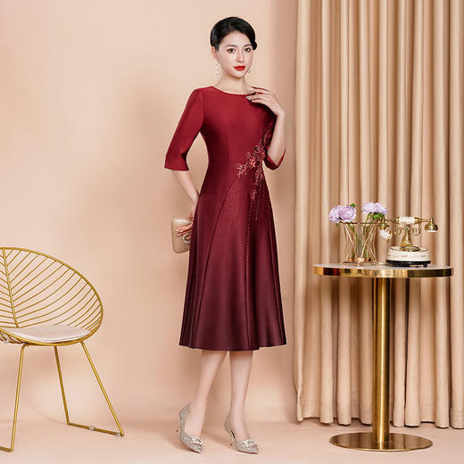 WX-88525年轻气质长款优雅旗袍 商品图2