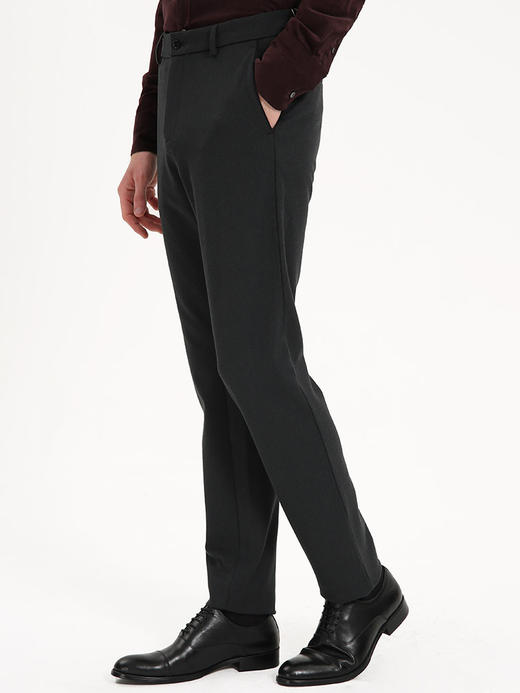 callisto绿调熔岩灰微弹休闲裤 FSCPW002C DG 商品图1