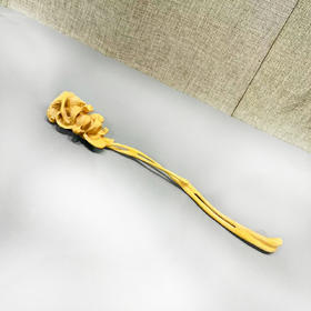 莲花如意°黄杨摆件