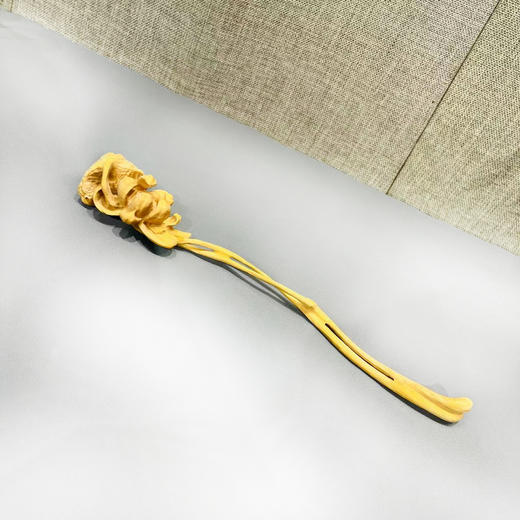 莲花如意°黄杨摆件 商品图0