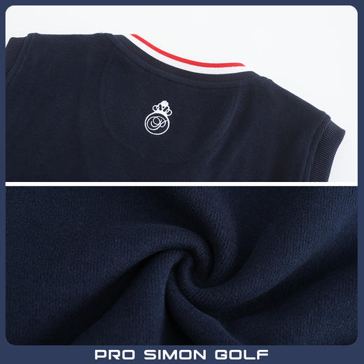 BMW-108B( PROSIMON高尔夫秋冬男款V领针织马甲背心) 商品图4