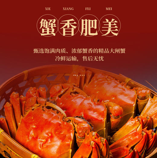 蟹卡 | 阳澄湖大闸蟹| 公4两4只/母2.8两4只|礼券 商品图1