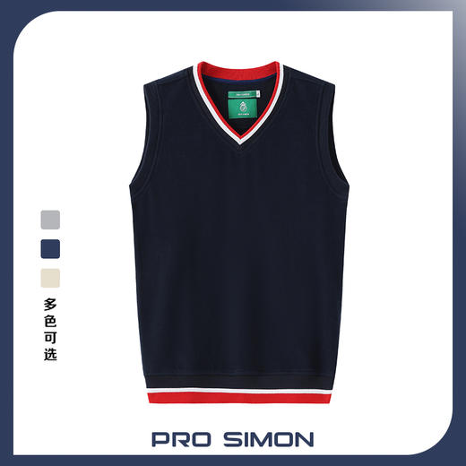 BMW-108B( PROSIMON高尔夫秋冬男款V领针织马甲背心) 商品图0