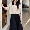 裁缝学苑AX119法式长袖新款显瘦韩版小香风外套纸样女装上衣裁剪 商品缩略图4