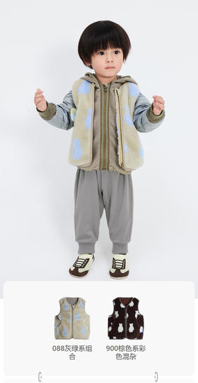 jnby  23年冬款  羊羔毛马甲 YN0511610