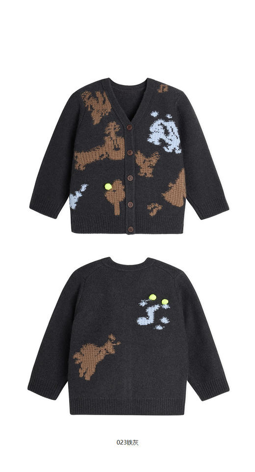 jnby  23年冬款 短款开襟毛衫 YN0310120 商品图9