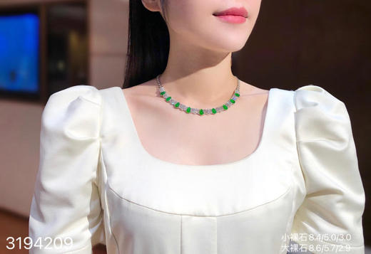 老坑玻璃帝王绿葫芦套链【3194209】具体价格微信咨询 商品图4