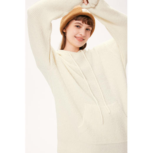 【严选】诗凡黎冬简约连帽针织衫SEA131131 商品图3