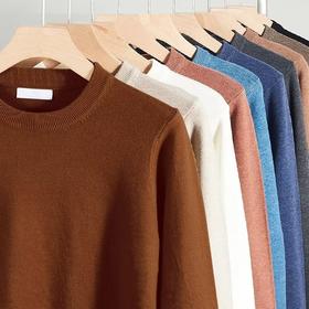 【高品质针织衫，畅销长袖线衫上衣！】毛衣男圆领打底衫男士商务打底男款长袖线衫上衣西装内搭针织衫成为成熟男士们追求时尚品味的精选。lm