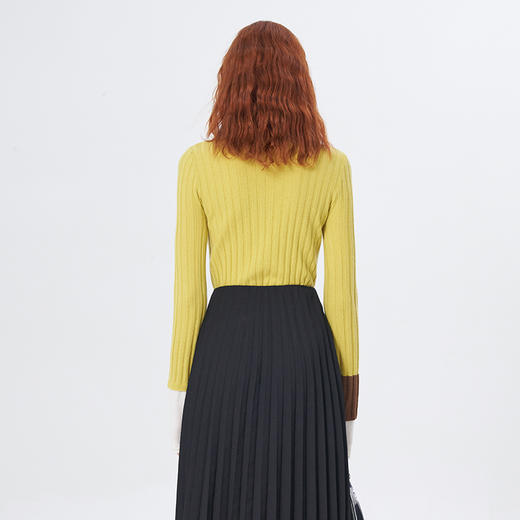 Self Who羊绒羊毛针织衫女秋冬2023新款软糯高级感小个子宽松毛衣 商品图3