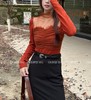 【门店同款】秋季浪漫主义-法式网纱名媛上衣 154576441 商品缩略图2